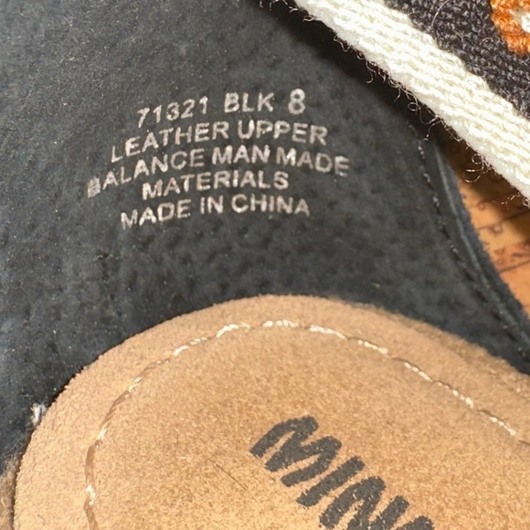 Minnetonka women’s bohemian western leather cork wedge heel sandal slip on 8 - Picture 8 of 10